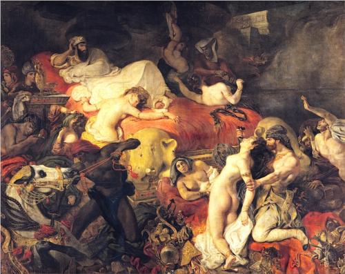 Death of Sardanapalus by Eugene Delacroix